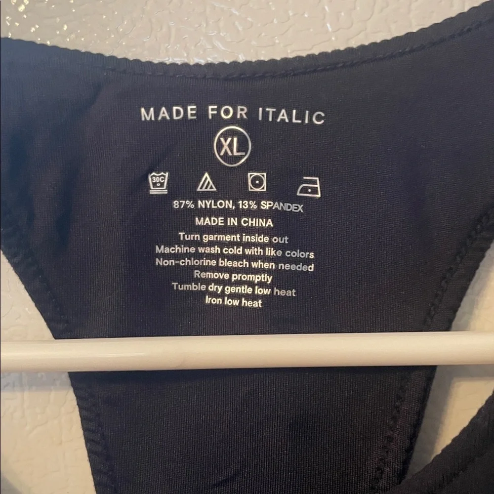 Made For Italic XL Black Women's‎ Sports Bra